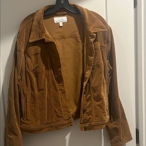 Time and Tru Brown Bomber Jacket